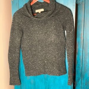 Loft Wool Cowl Neck Sweater